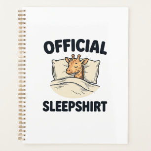 Offizielles Schlafshirt-Giraffe Lustiges Schlaf-Sh Planer
