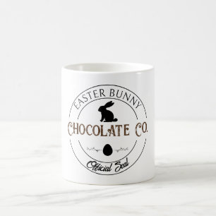 Offizielles Siegel der Osterhasen-Schokoladenfirma Kaffeetasse
