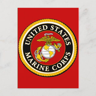 OFFIZIELLES Siegel der US-Marine Postkarte
