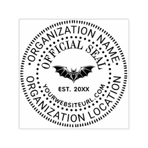 Offizielles Siegel Flying Bat Name Loc URL estdatu Permastempel