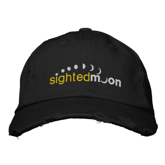 Offizielles Sighlight Moon-Logo Bestickte Baseballkappe (Vorderseite)