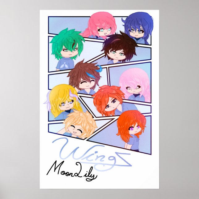 Offizielles Signed Wingz Poster (Matt) (Vorne)