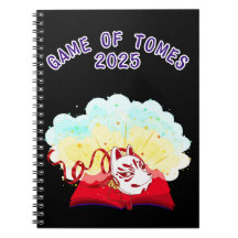 Offizielles Spiel der Tomes 2025 Notizbuch