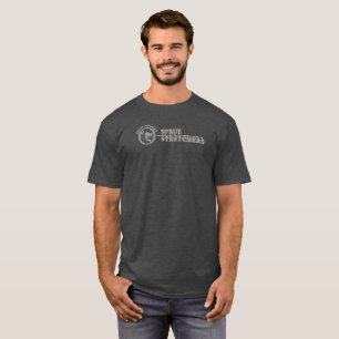 OFFIZIELLES Sprue-Licht-Logo auf dunklem Shirt