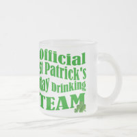 Offizielles St. Patrick's Day-Trinkteam