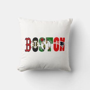 Offizielles T-Shirt der Sportteams aus Boston Kissen