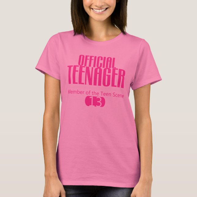 Offizielles TEENAGER 13. BIRTHDAY T-Shirt (Vorderseite)