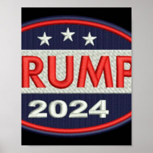 Offizielles Trump-Emblem 2024 Poster