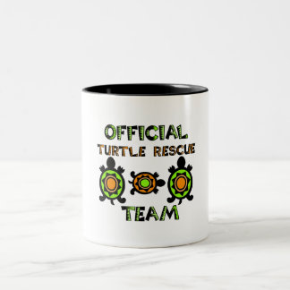 Offizielles Turtle Rescue Team 1 Zweifarbige Tasse