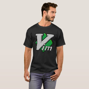 Offizielles Vim-Logo-VI verbesserter T-Shirt