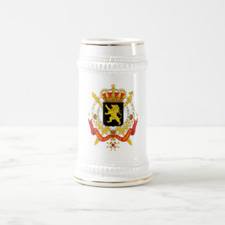 Offizielles Wappen Belgiens Wappenkunde-Symbol Bierglas