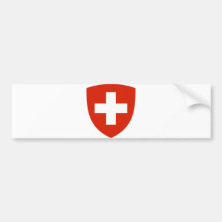 Offizielles Wappen der Schweiz Wappenkunde-Symbol Autoaufkleber