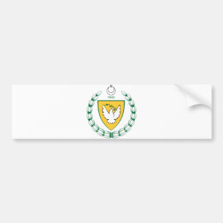 Offizielles Wappen der Türkei Zypern Wappenkunde Autoaufkleber