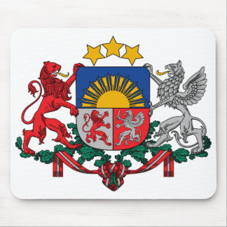Offizielles Wappen Lettlands Wappenkunde-Symbol Mousepad