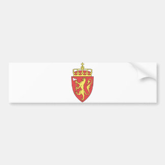 Offizielles Wappen Norwegens Wappenkunde-Symbol Autoaufkleber