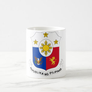 Offizielles Wappen Philippinen Wappenkunde-Symbol Tasse