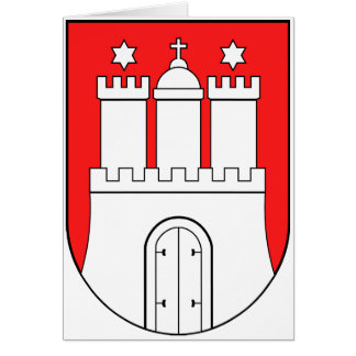 Offizielles Wappen Symbol Hamburgs Deutschland