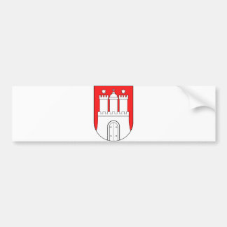 Offizielles Wappen Symbol Hamburgs Deutschland Autoaufkleber