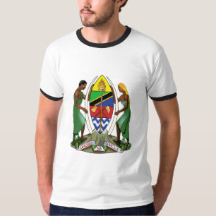 Offizielles Wappen Tanzanias Wappenkunde-Symbol T-Shirt