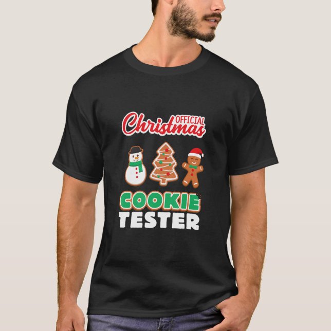 Offizielles Weihnachtskochtest Tester T Shirt Xmas (Vorderseite)