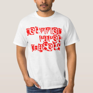 Offizielles zugelassenes Papiergeleitboot-T-Shirt T-Shirt