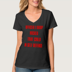 Offizier, den ich fallen ließ, warf dieses Kind zu T-Shirt