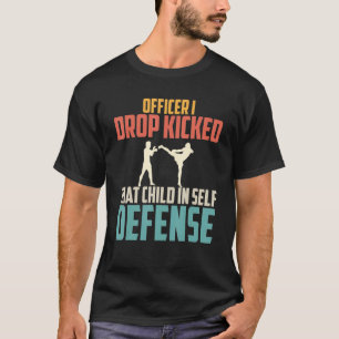 Offizier, den ich fallen ließ, warf dieses Kind zu T-Shirt