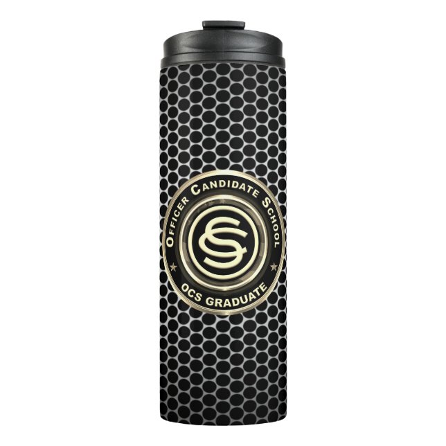 Offizier der Armee Bewerberschule - Abitur Thermosbecher (Vorderseite)