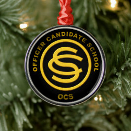 Offizier der Armee Kandidaturschule Weihnachten Ornament Aus Metall