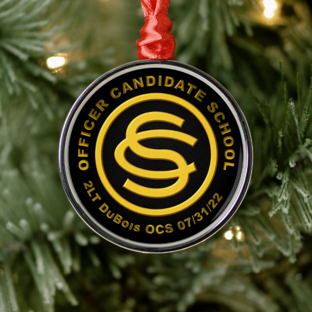 Offizier der Armee Ornament Aus Metall (Baum)