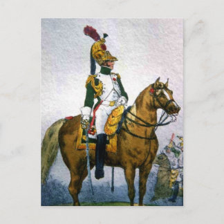 Offizier der kaiserlichen Garde Postkarte
