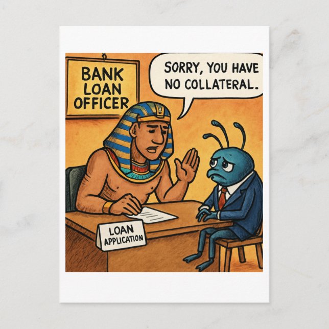 Offizier des ägyptischen Kredits | Pharaoh-Ablehnu Postkarte (Vorderseite)