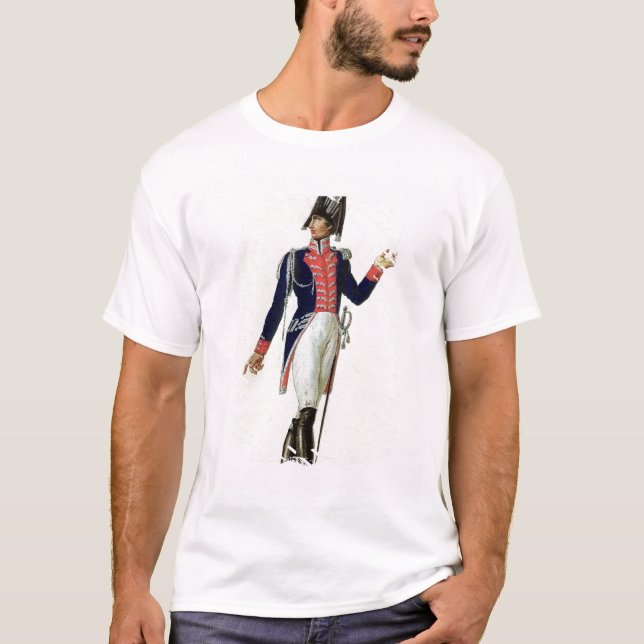 Offizier des Garde du Corps T-Shirt (Vorderseite)