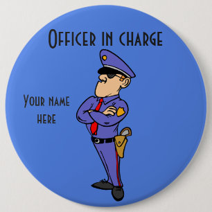 Offizier mit Amtskollegium, 12 mm Rundschaltfläche Button