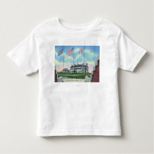 Offizier-Raum im alten französischen Schloss Kleinkind T-shirt