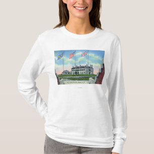 Offizier-Raum im alten französischen Schloss T-Shirt