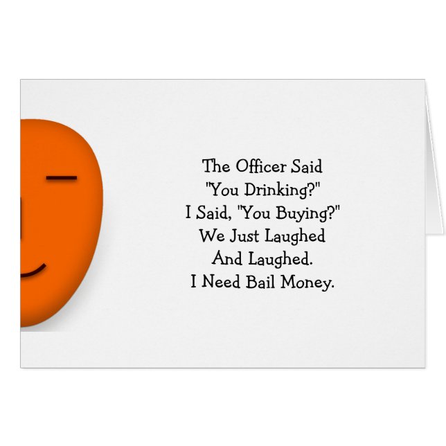 Offizier sagte, du trinkst lustig Schick eine Läch (Vorderseite (Horizontal))