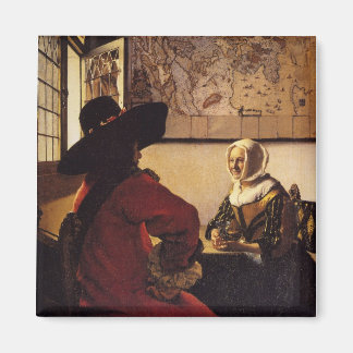 Offizier und Laughing Girl Magnet