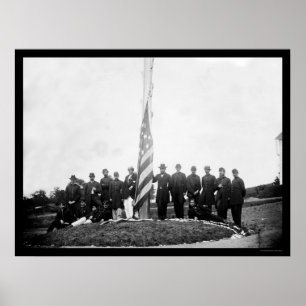 Offiziere 1865 bei Georgetown Poster