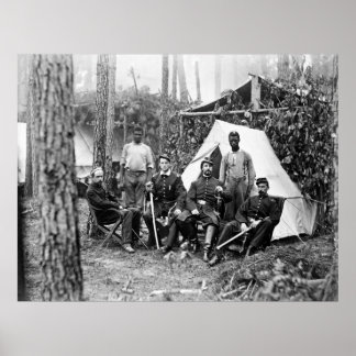 Offiziere des 114. Pennsylvania Infanterie: 1864 Poster