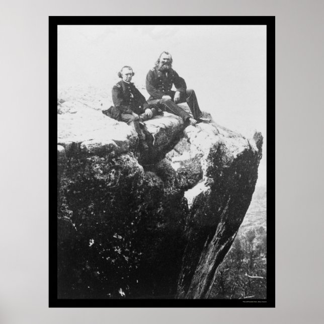 Offiziere in Lookout Mountain, TN 1864 Poster (Vorne)