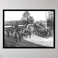 Offiziere und Männer in Fort Stevens, DC 1865