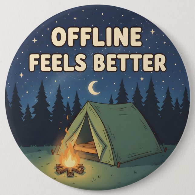 Offline Feels Better Button (Vorderseite)