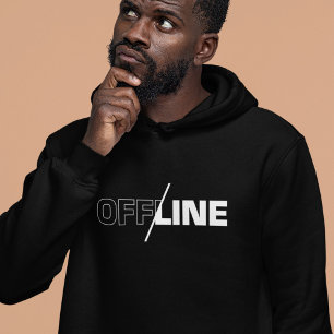 Offline Geek Humor Hoodie