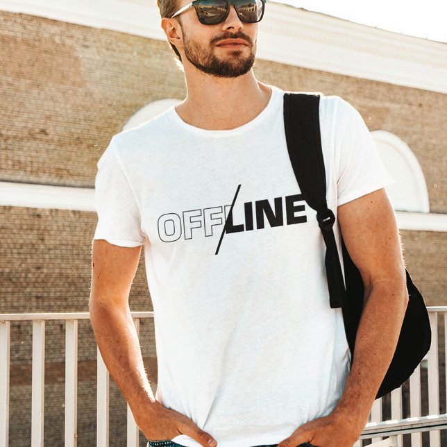 Offline | Geek Humor T-Shirt (Von Creator hochgeladen)
