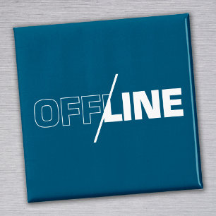 Offline Geek Spaß Magnet