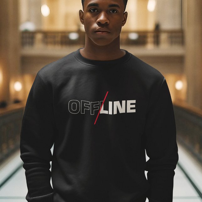 Offline | Geek Spaß Sweatshirt (Von Creator hochgeladen)