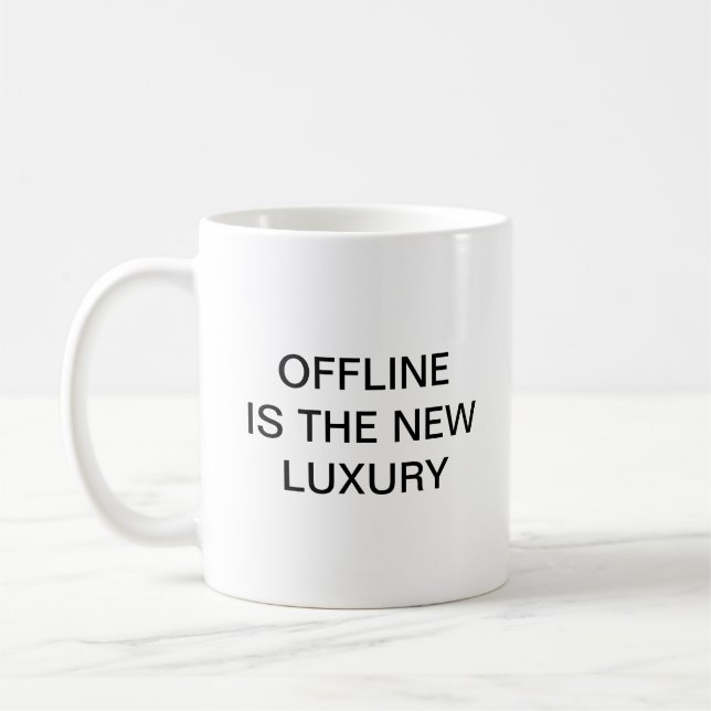 Offline ist der neue Luxus Kaffeetasse (Links)