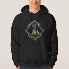 Offline ist der neue Luxus Retro-Camping-Hoodie Hoodie
