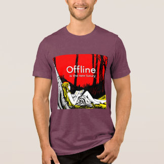 Offline ist der neue Luxus Tri-Blend Shirt